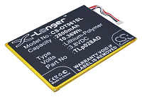 Аккумуляторная батарея для Alcatel (Аккумулятор CameronSino CS-OT961SL для Alcatel One Touch 9006W PIXI 7)