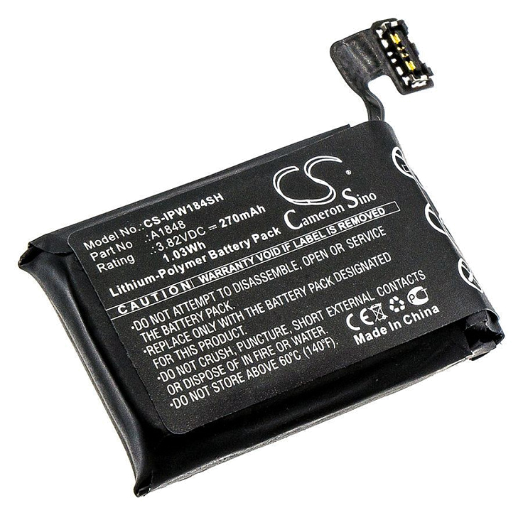 Аккумулятор Cameron Sino CS-IPW184SH (Apple Watch 3 38mm (A1848))