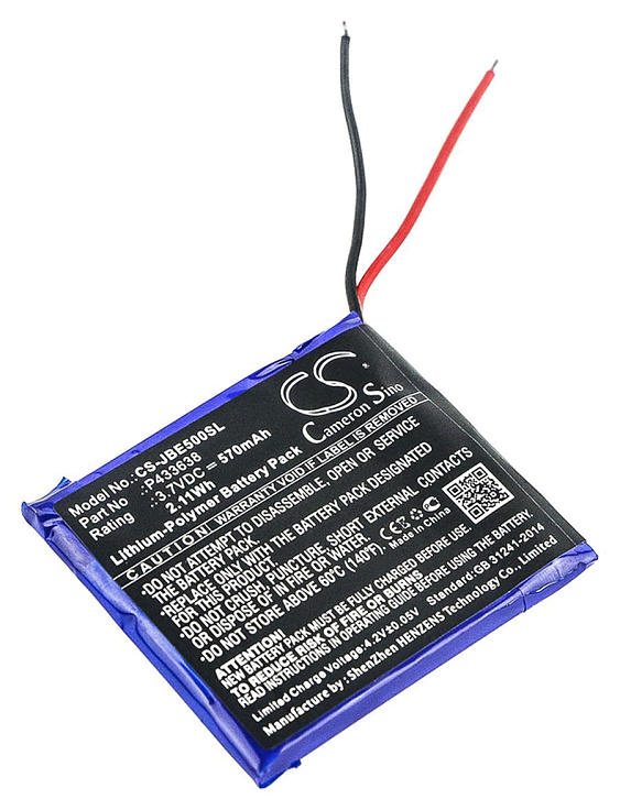 Аккумулятор Cameron Sino CS-JBE500SL (JBL Synchros E50BT (P433638))
