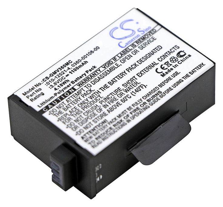 Аккумулятор CameronSino CS-GMV360MC для Garmin Virb 360, 1100mAh