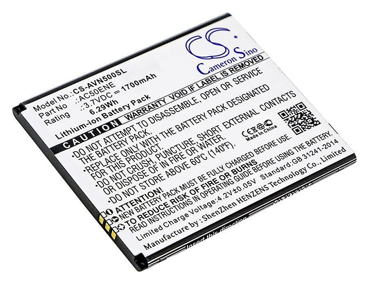 Аккумулятор CameronSino CS-AVN500SL для Archos 50e Neon