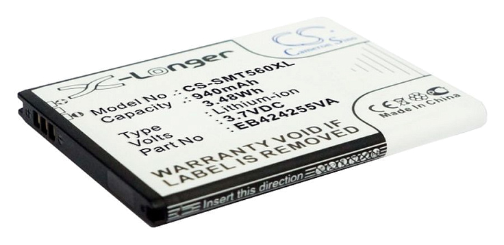 Аккумулятор CameronSino CS-SMT560XL для Samsung EB424255VA, EB424255VU