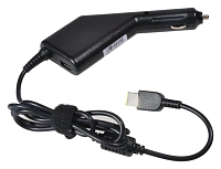 Автомобильный блок питания для ноутбуков Lenovo 20V 4.5A (прямоугольный разъем)