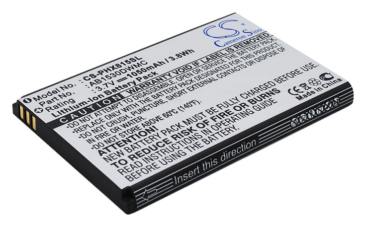 Аккумулятор CameronSino CS-PHX815SL для Philips AB1530DWMC,  AB1530SWMC