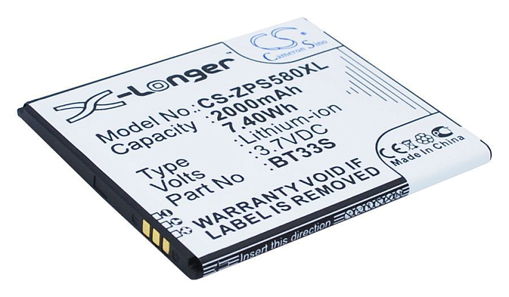 Аккумулятор CameronSino CS-ZPS580XL для Zopo ZP590