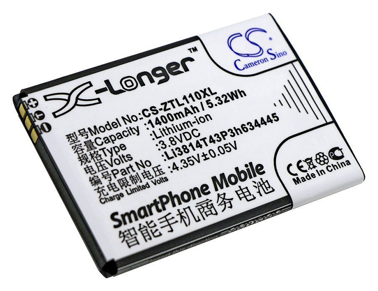 Аккумулятор CameronSino CS-ZTL110XL для ZTE Blade L110